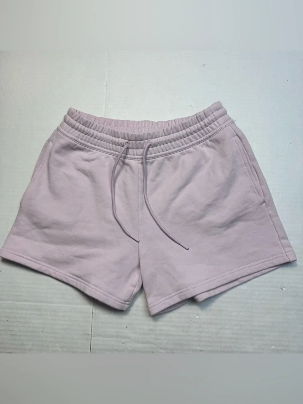 ATHLETA Forever Fleece Mid Rise 4" Inseam Shorts In Pink Women's Size XS - Picture 1 of 7